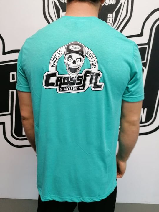 tee shirt bleu crossfit